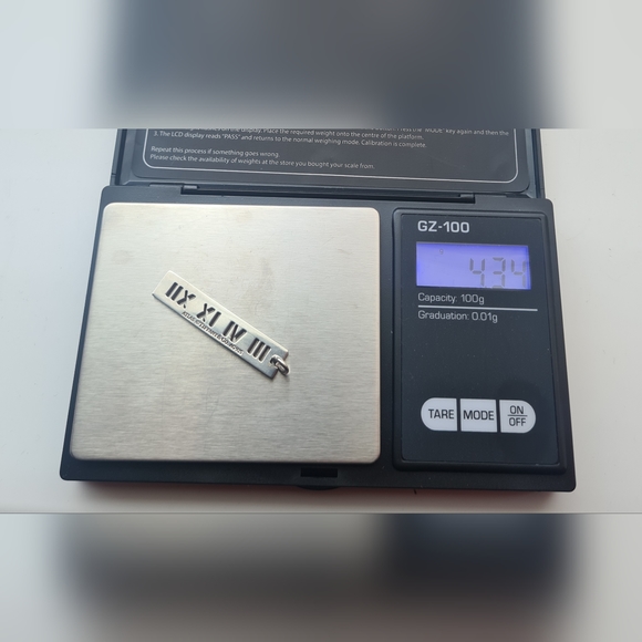 TIFFANY & CO ATLAS STERLING SILVER PENDANT - Picture 5 of 8